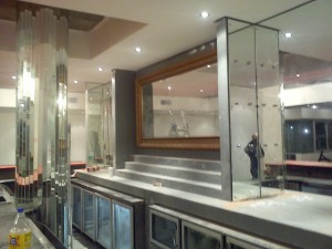 Claremont project mirror pillars and back